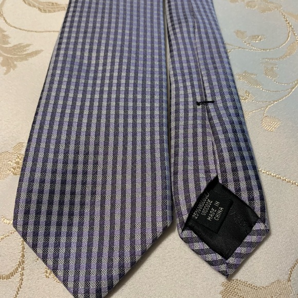 Calvin Klein Blue/Grey Tie - Picture 5 of 10